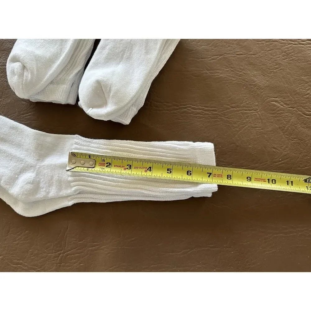 3 Pairs Men's Quarter Socks White See Images For Size